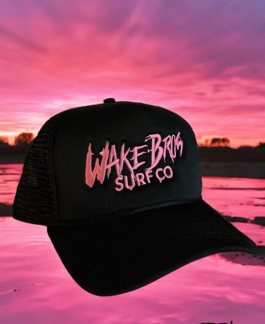 PINK SUNSET foam TRUCKER