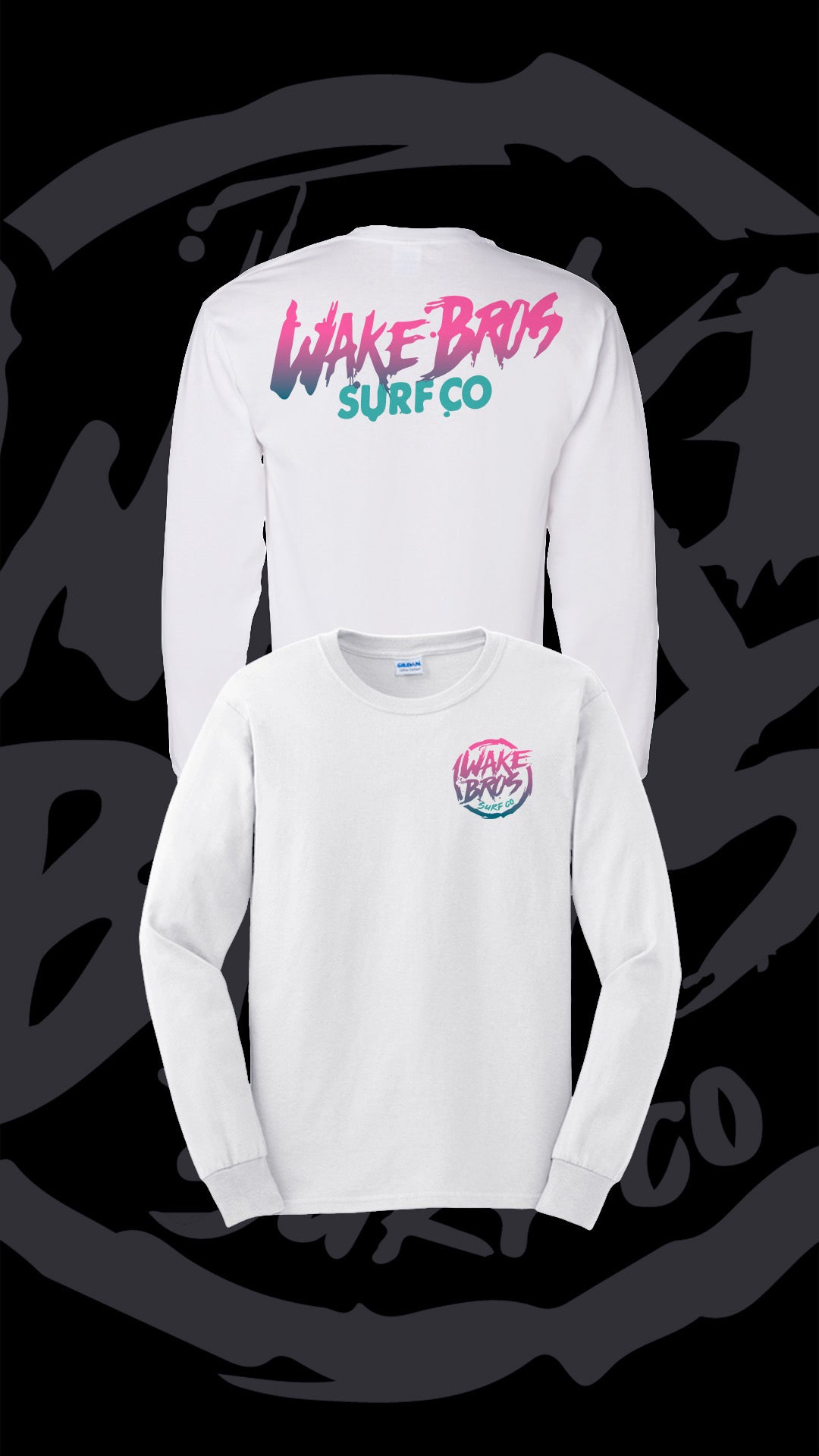 Graffiti long sleeve white
