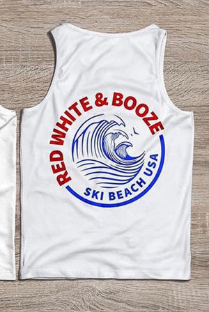 "Red White & Boozed" Tank