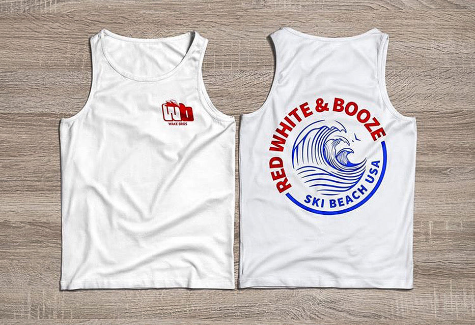 "Red White & Boozed" Tank